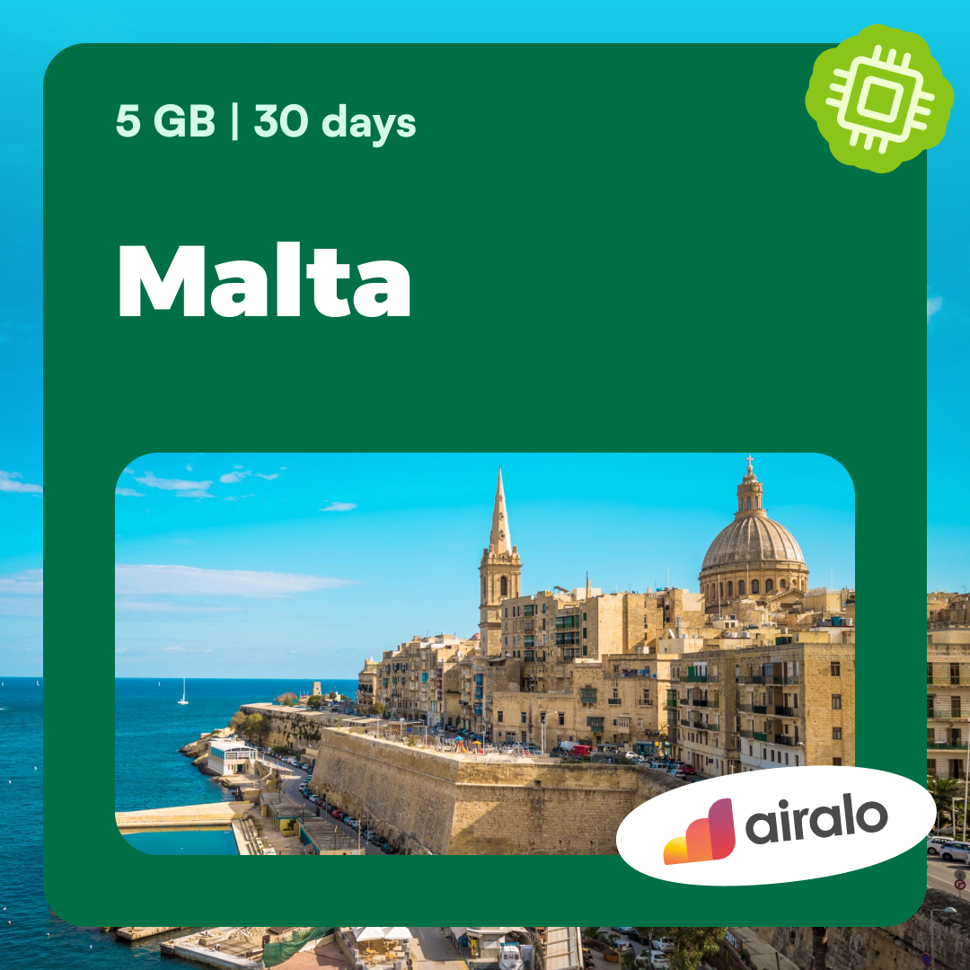 5 GB Malta travel eSIM valid for 30 days