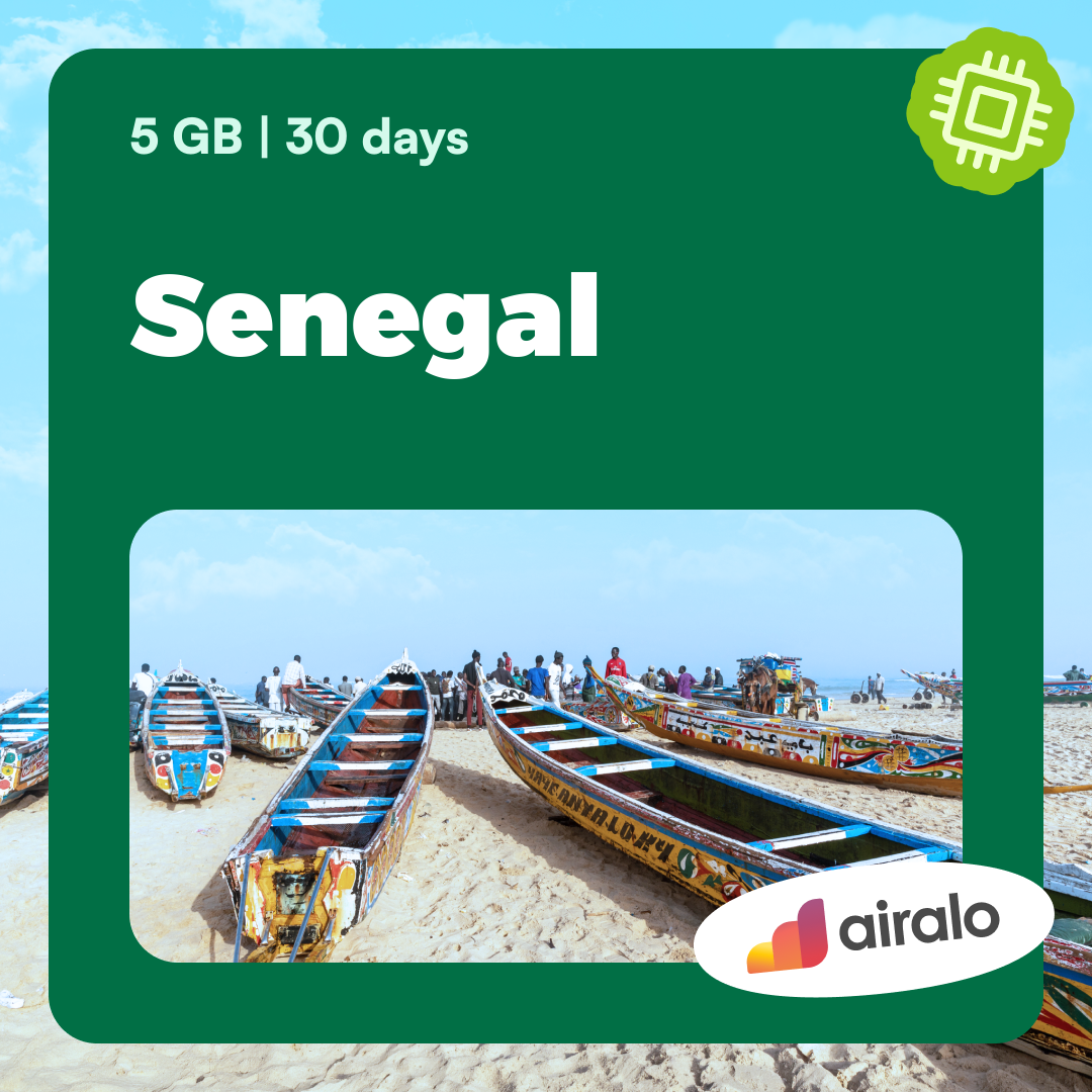 5 GB Senegal travel eSIM valid for 30 days
