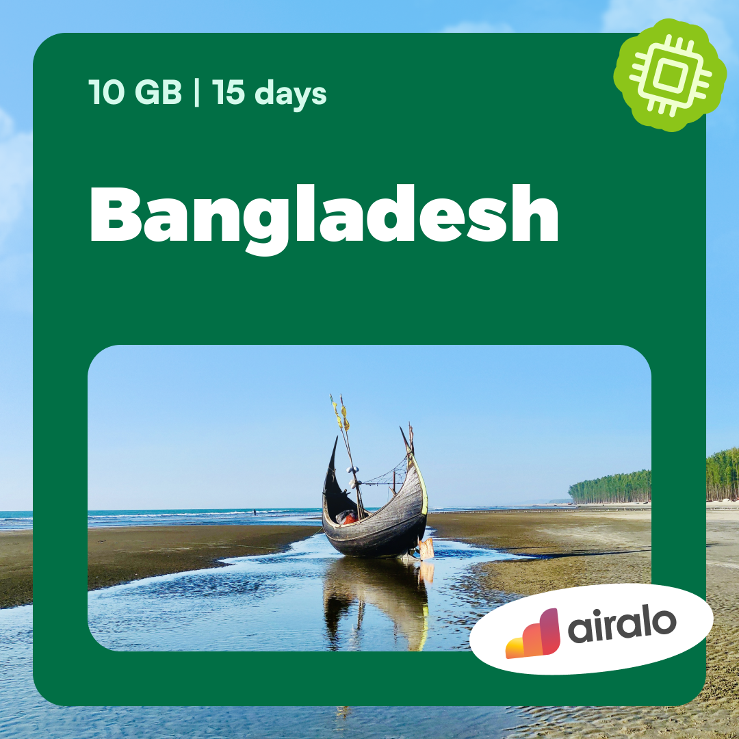 10 GB Bangladesh travel eSIM valid for 15 days