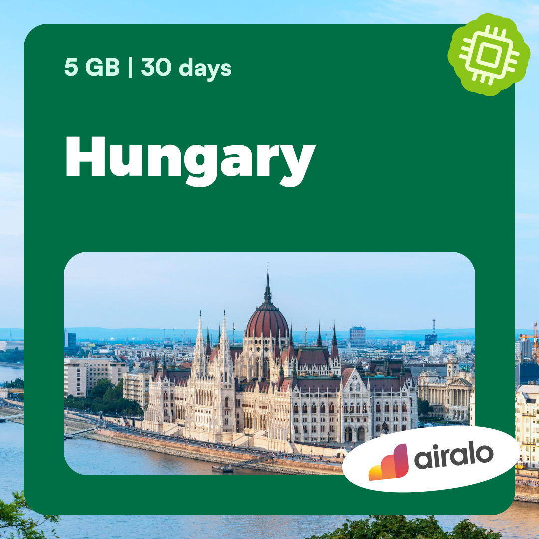 5 GB Hungary travel eSIM valid for 30 days