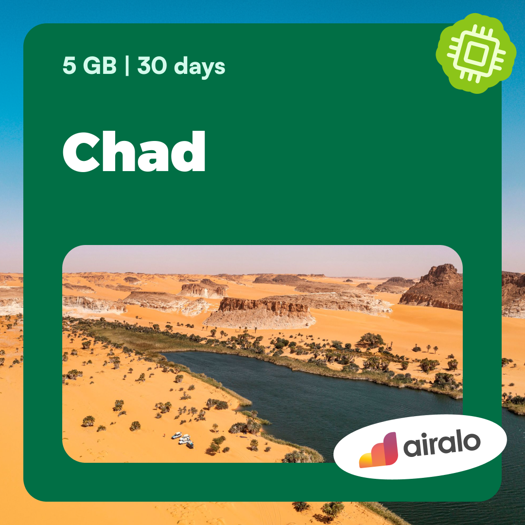 5 GB Chad travel eSIM valid for 30 days