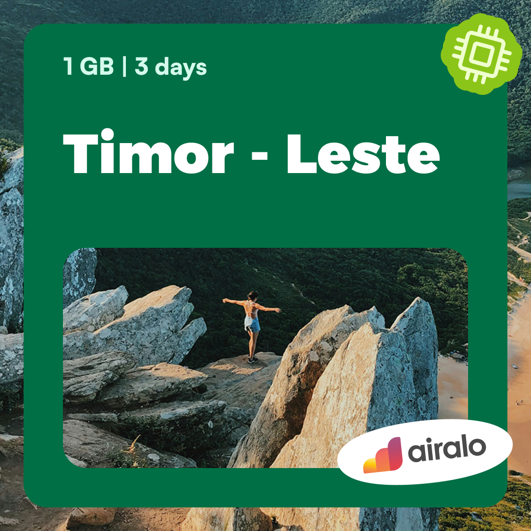 1 GB Timor - Leste travel eSIM valid for 3 days