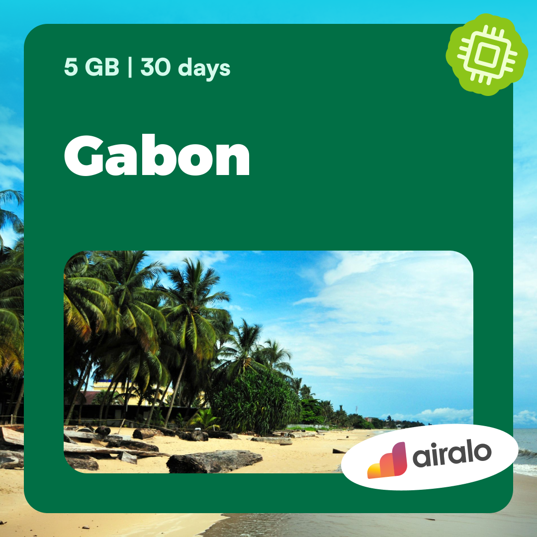 5 GB Gabon travel eSIM valid for 30 days