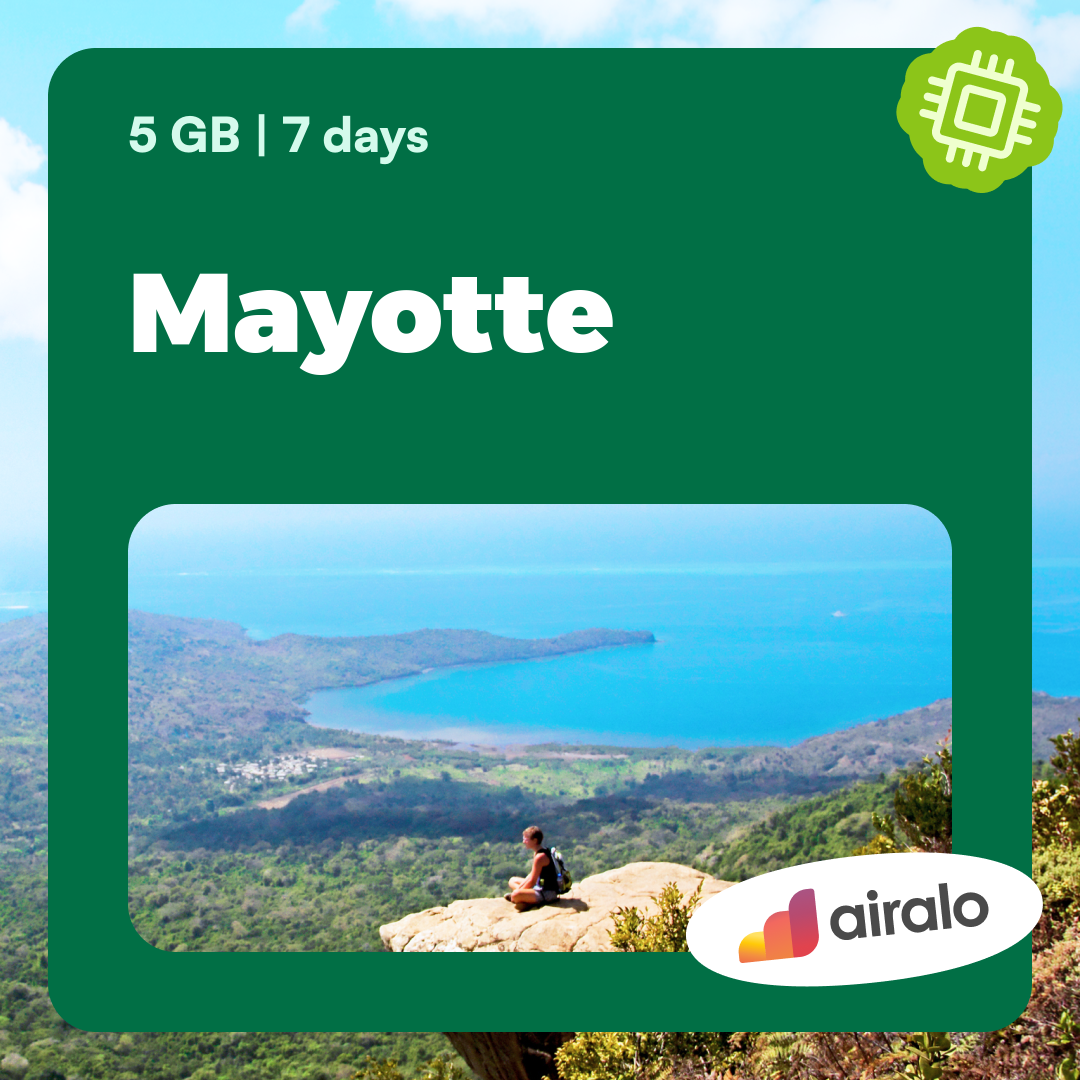 5 GB Mayotte travel eSIM valid for 7 days