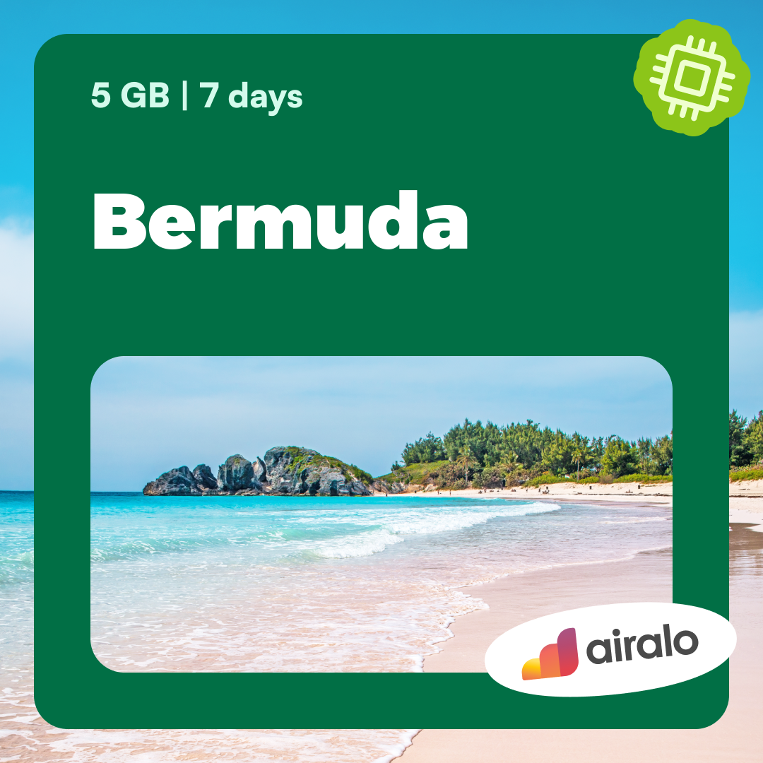 5 GB Bermuda travel eSIM valid for 7 days
