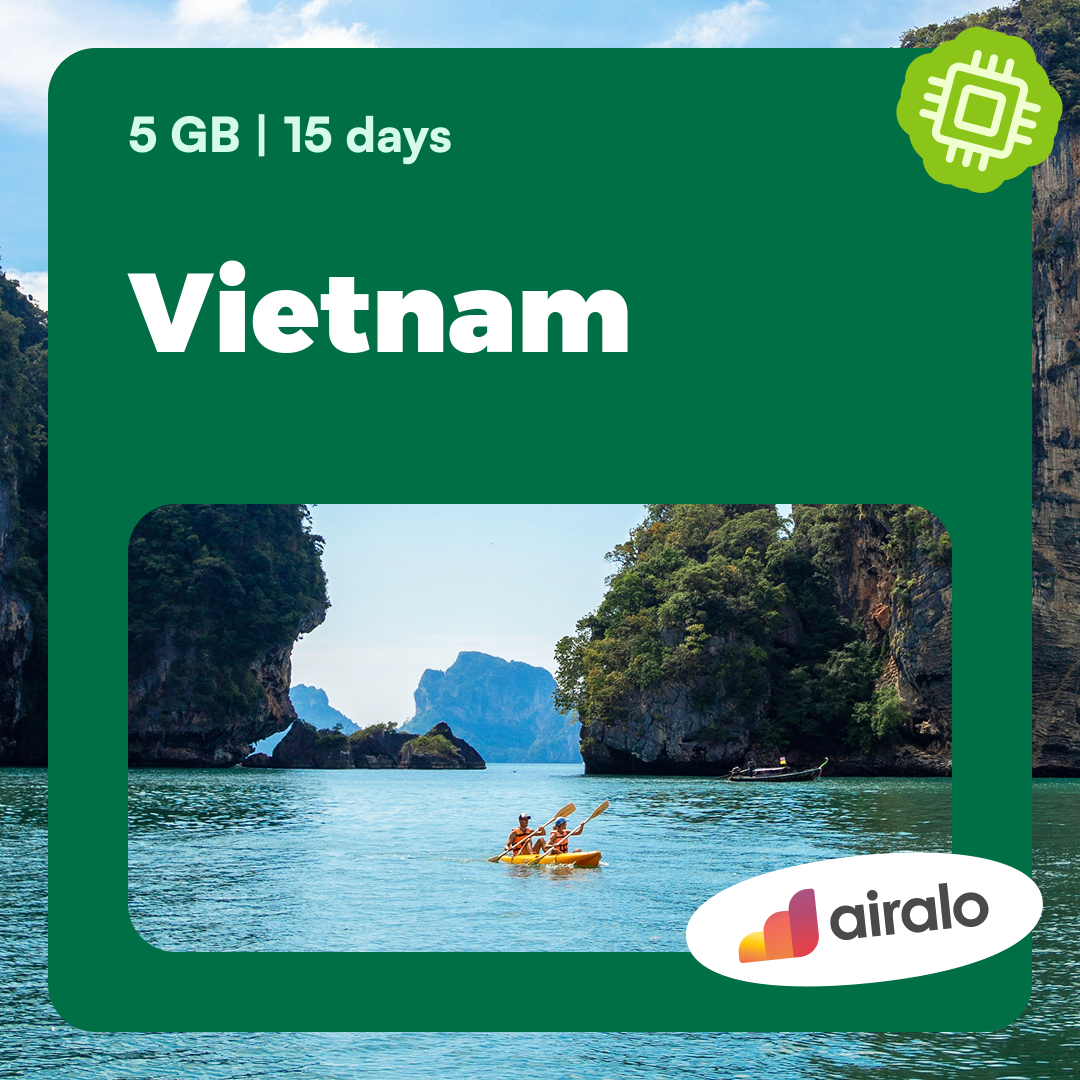 5 GB Vietnam travel eSIM valid for 15 days