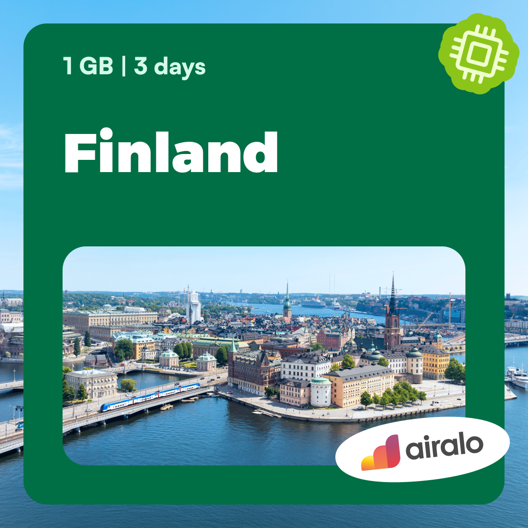 1 GB Finland travel eSIM valid for 3 days