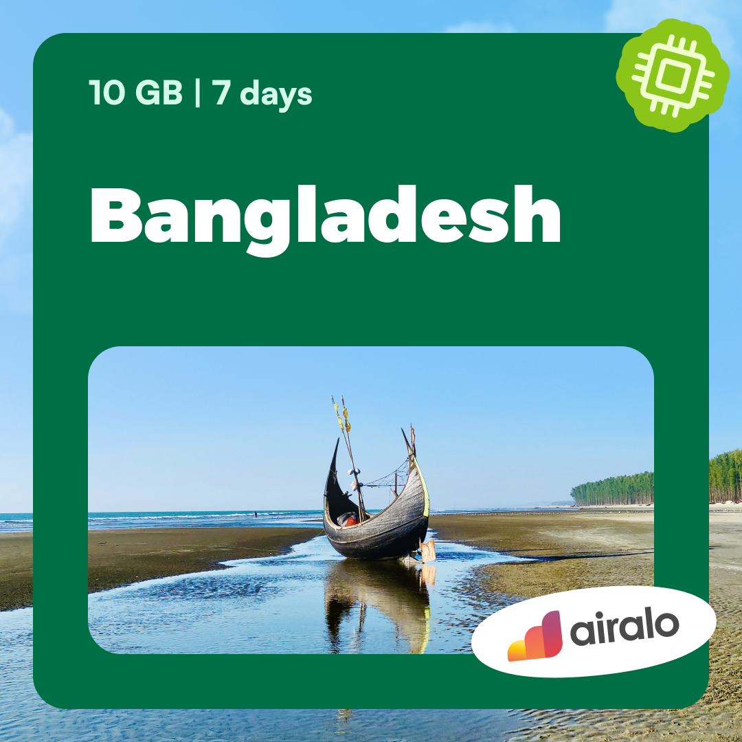 10 GB Bangladesh travel eSIM valid for 7 days