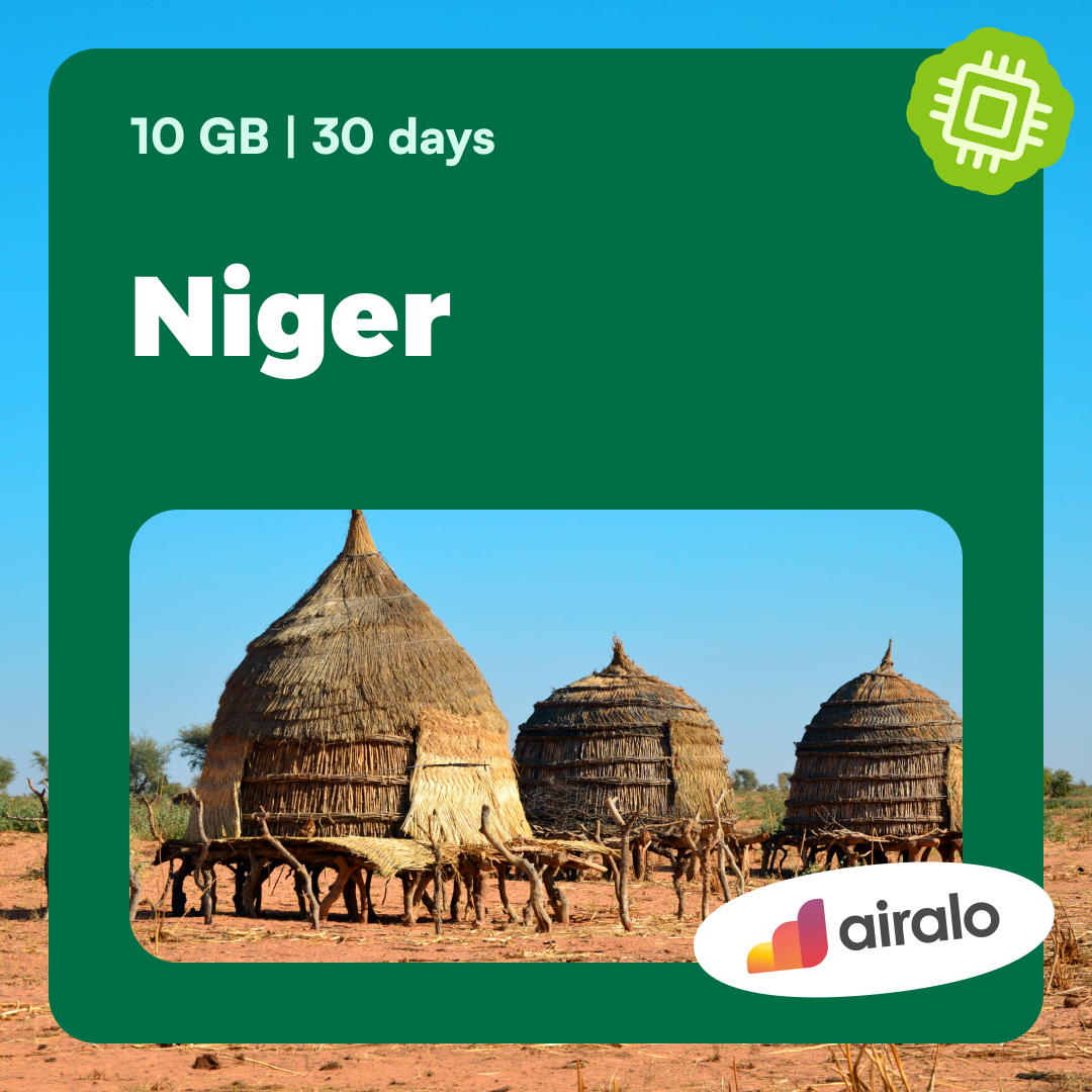10 GB Niger travel eSIM valid for 30 days