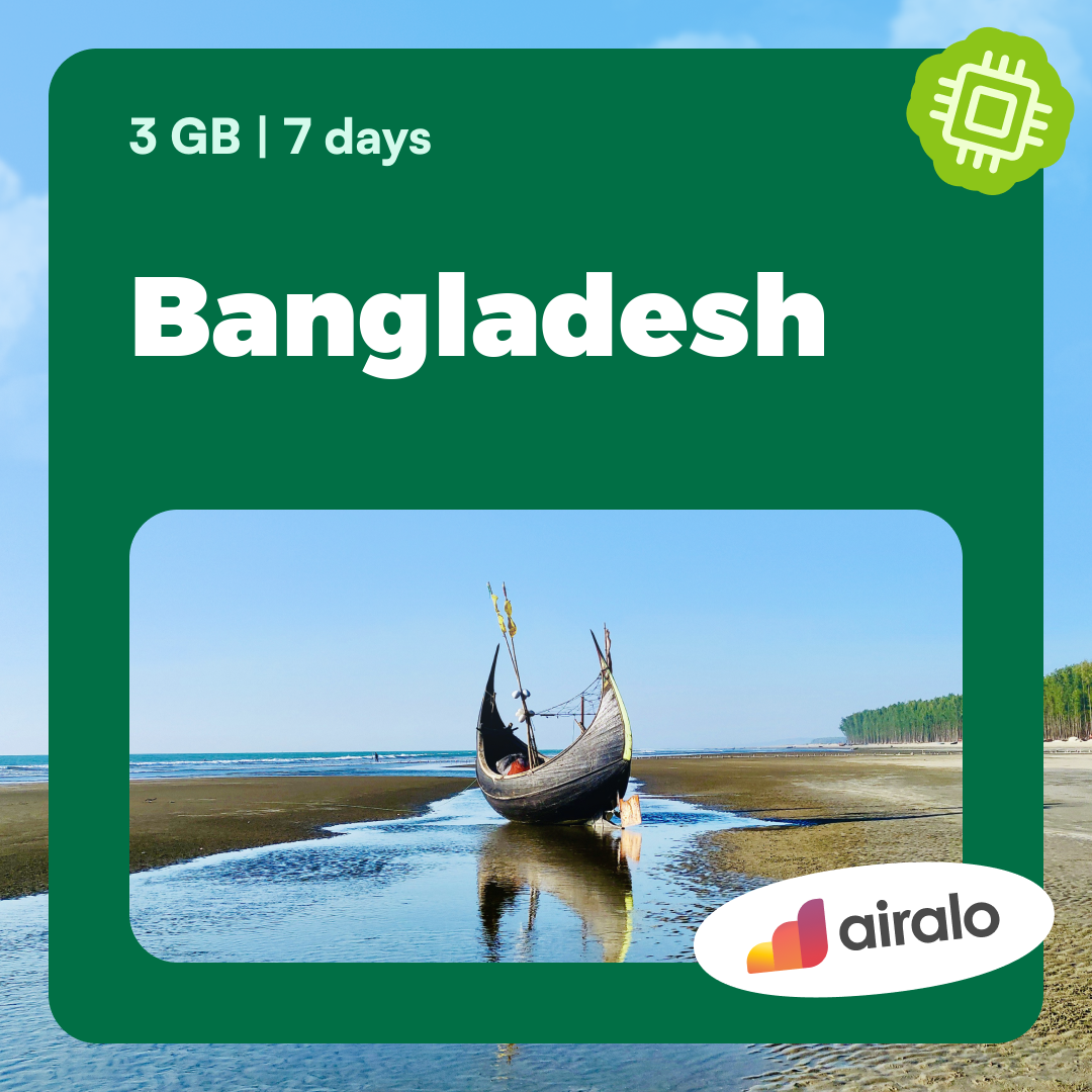 3 GB Bangladesh travel eSIM valid for 7 days