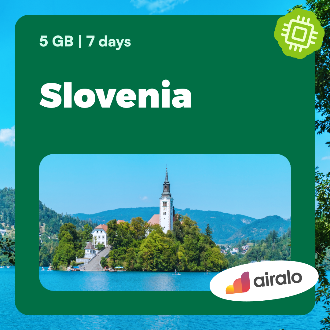 5 GB Slovenia travel eSIM valid for 7 days
