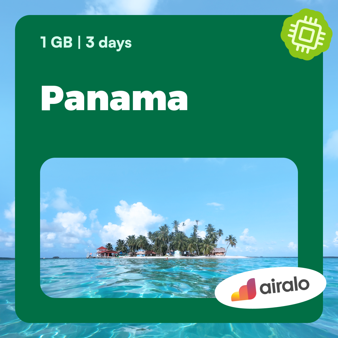 1 GB Panama travel eSIM valid for 3 days