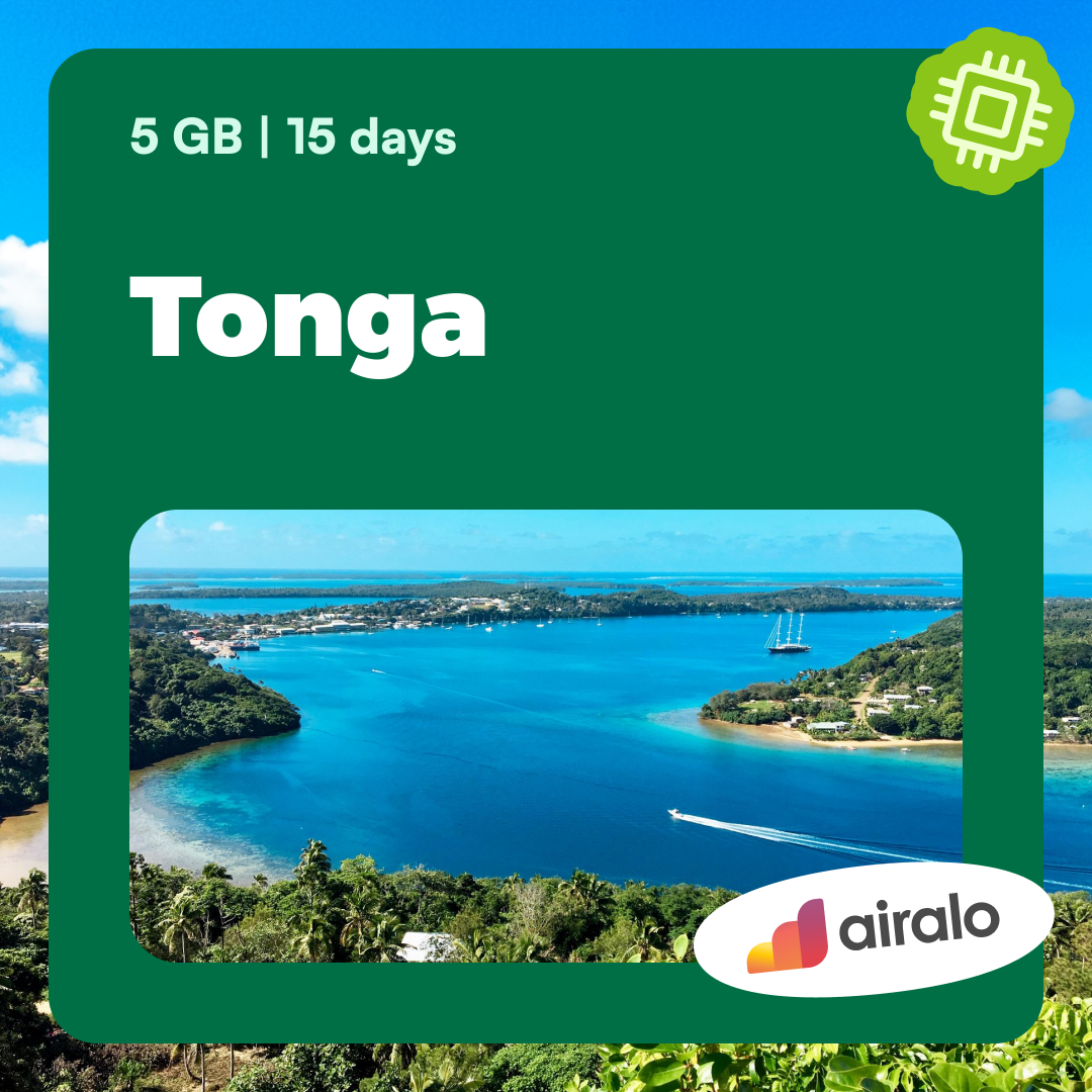 5 GB Tonga travel eSIM valid for 15 days