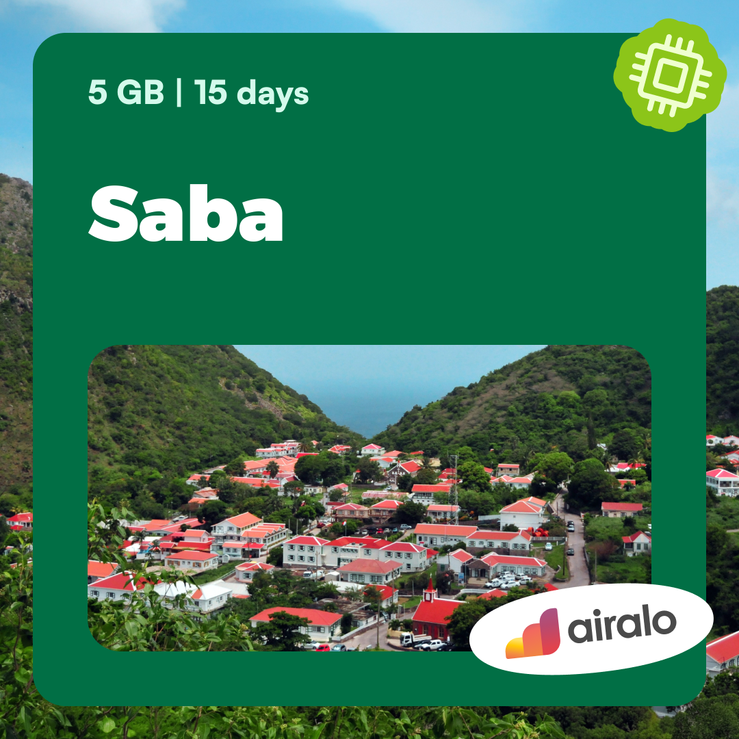 5 GB Saba travel eSIM valid for 15 days