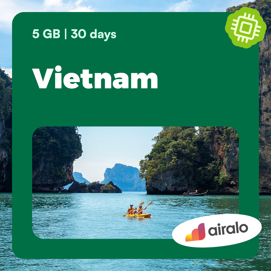 5 GB Vietnam travel eSIM valid for 30 days