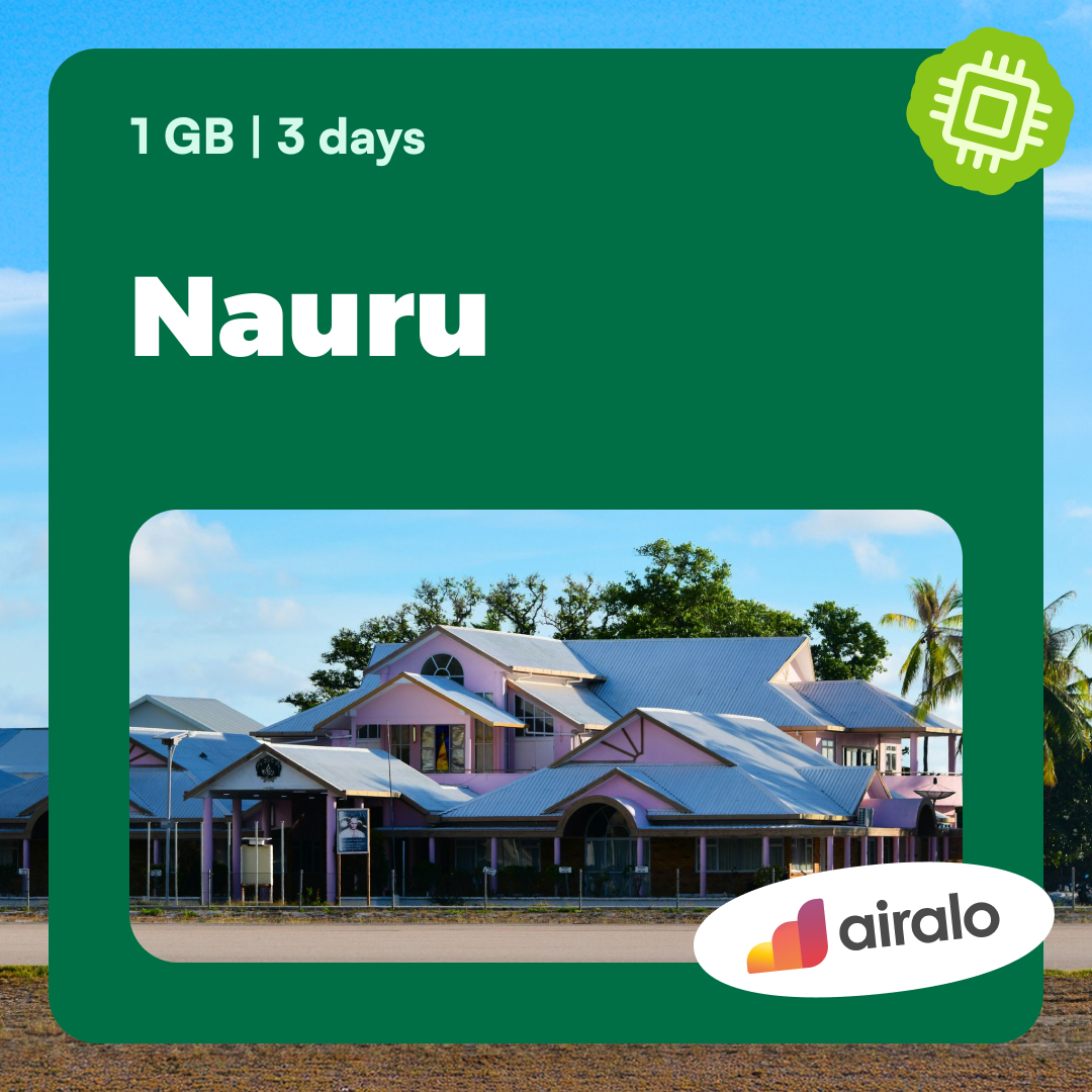 1 GB Nauru travel eSIM valid for 3 days