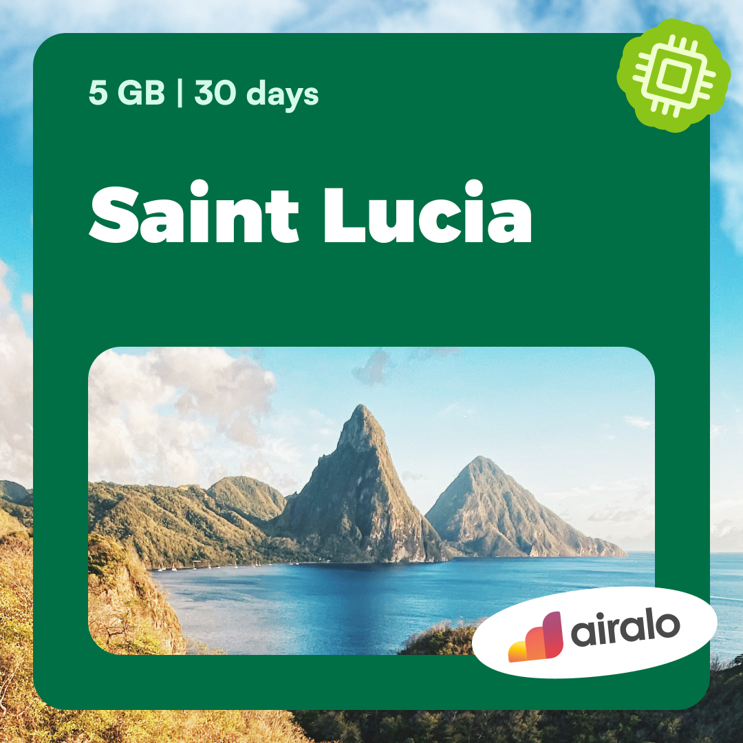 5 GB Saint Lucia travel eSIM valid for 30 days