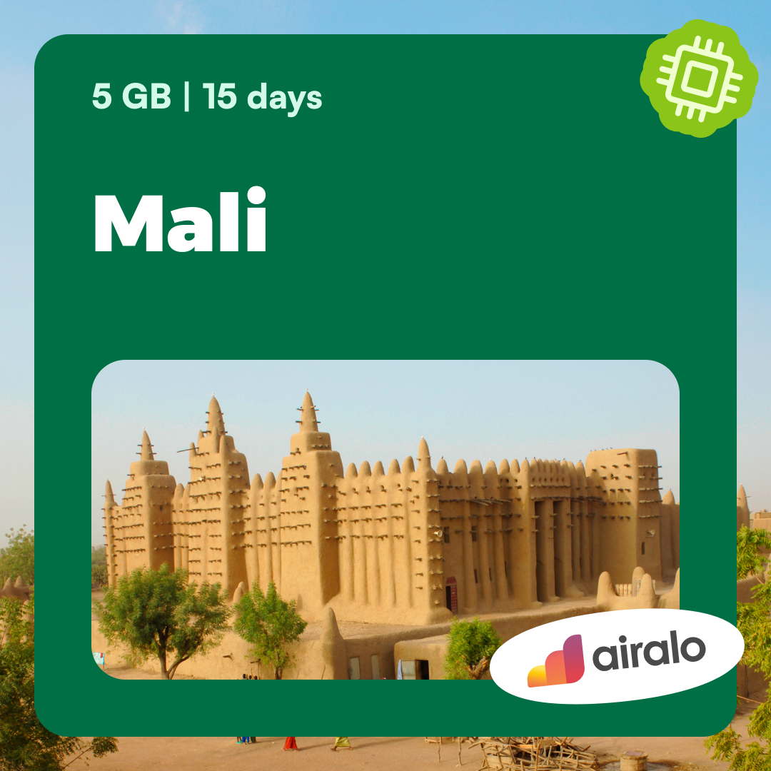 5 GB Mali travel eSIM valid for 15 days