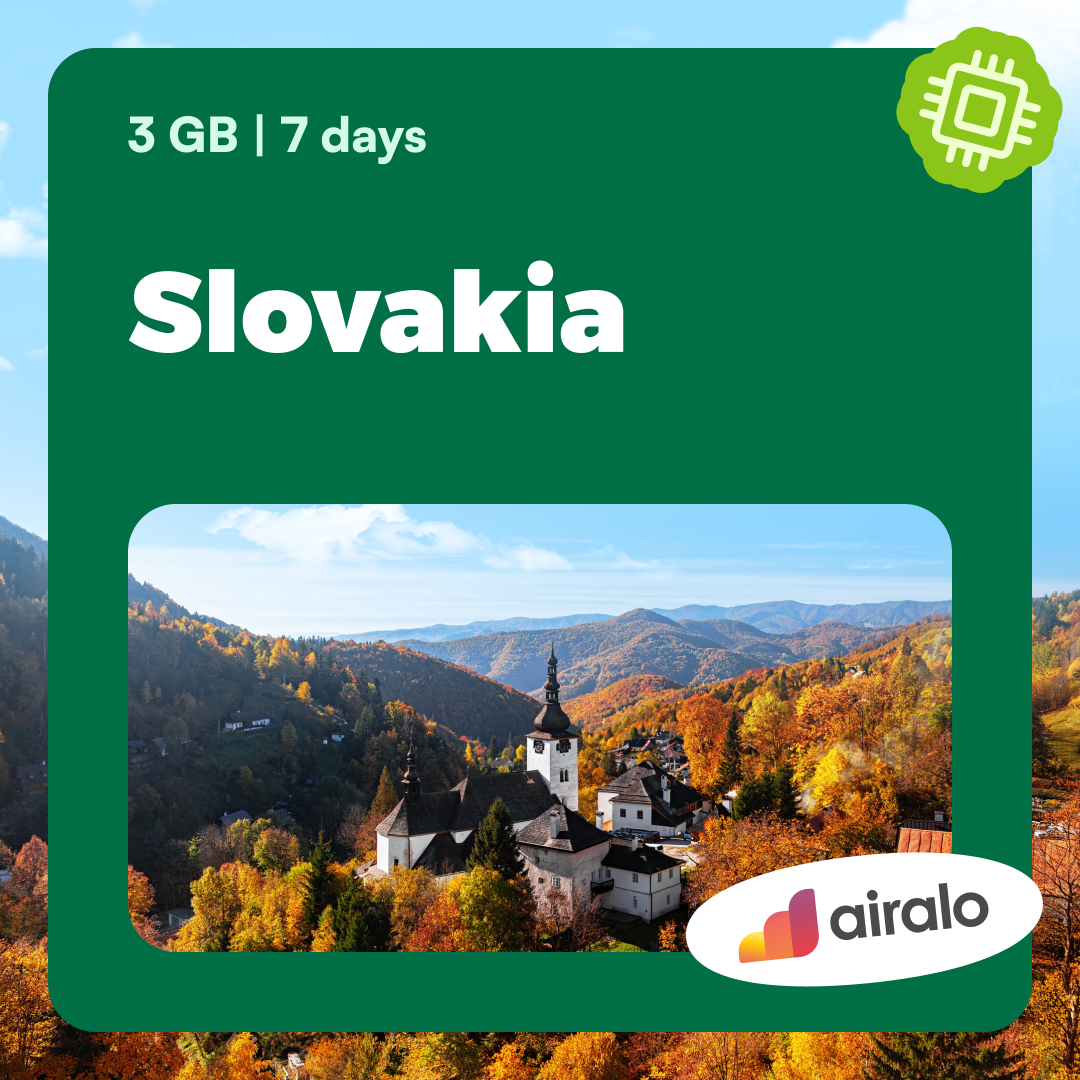 3 GB Slovakia travel eSIM valid for 7 days