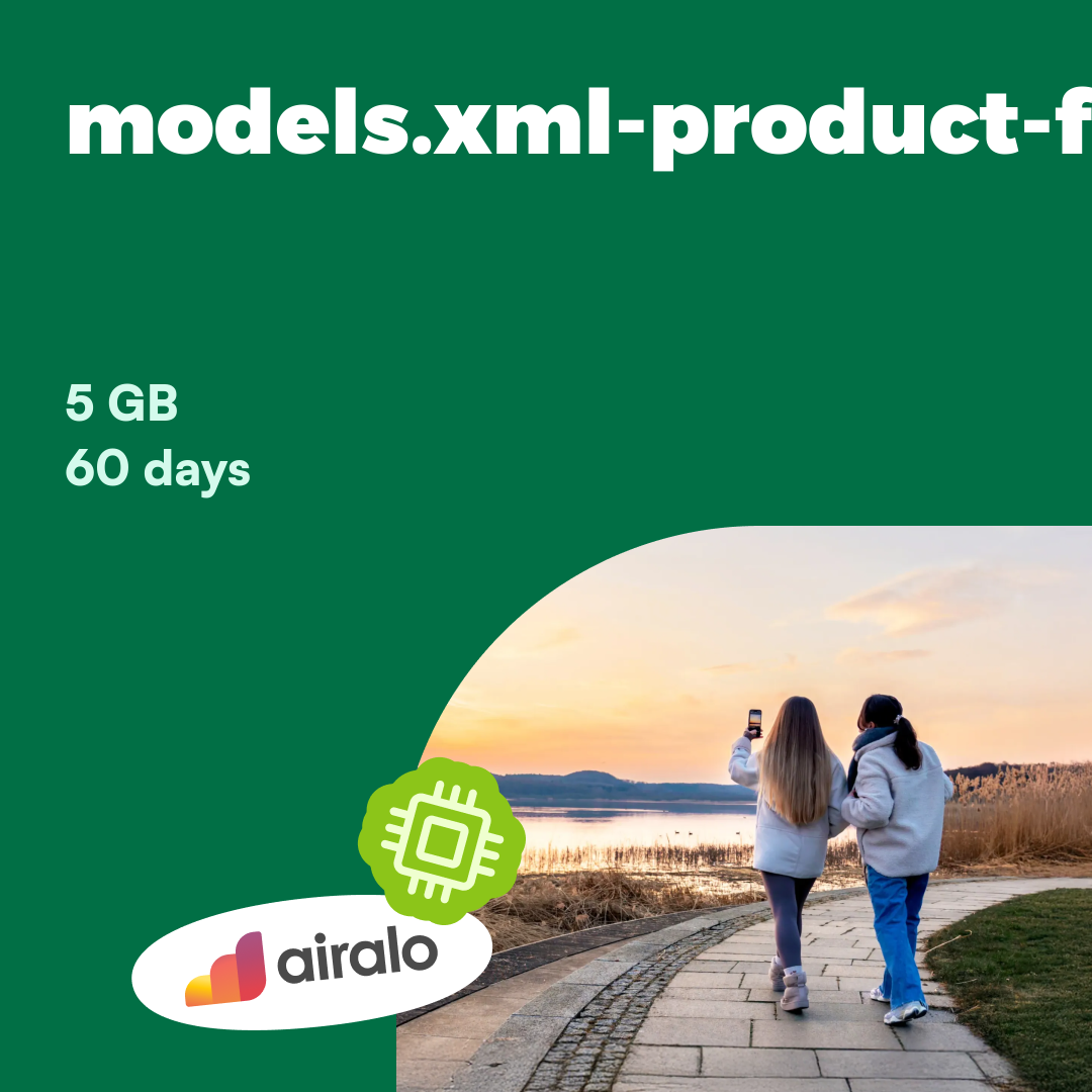 5 GB global (international) travel eSIM valid for 60 days in 168 countries