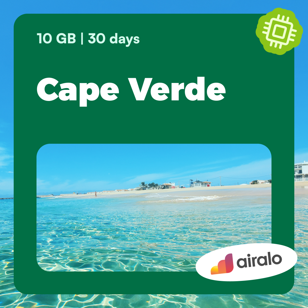 10 GB Cape Verde travel eSIM valid for 30 days