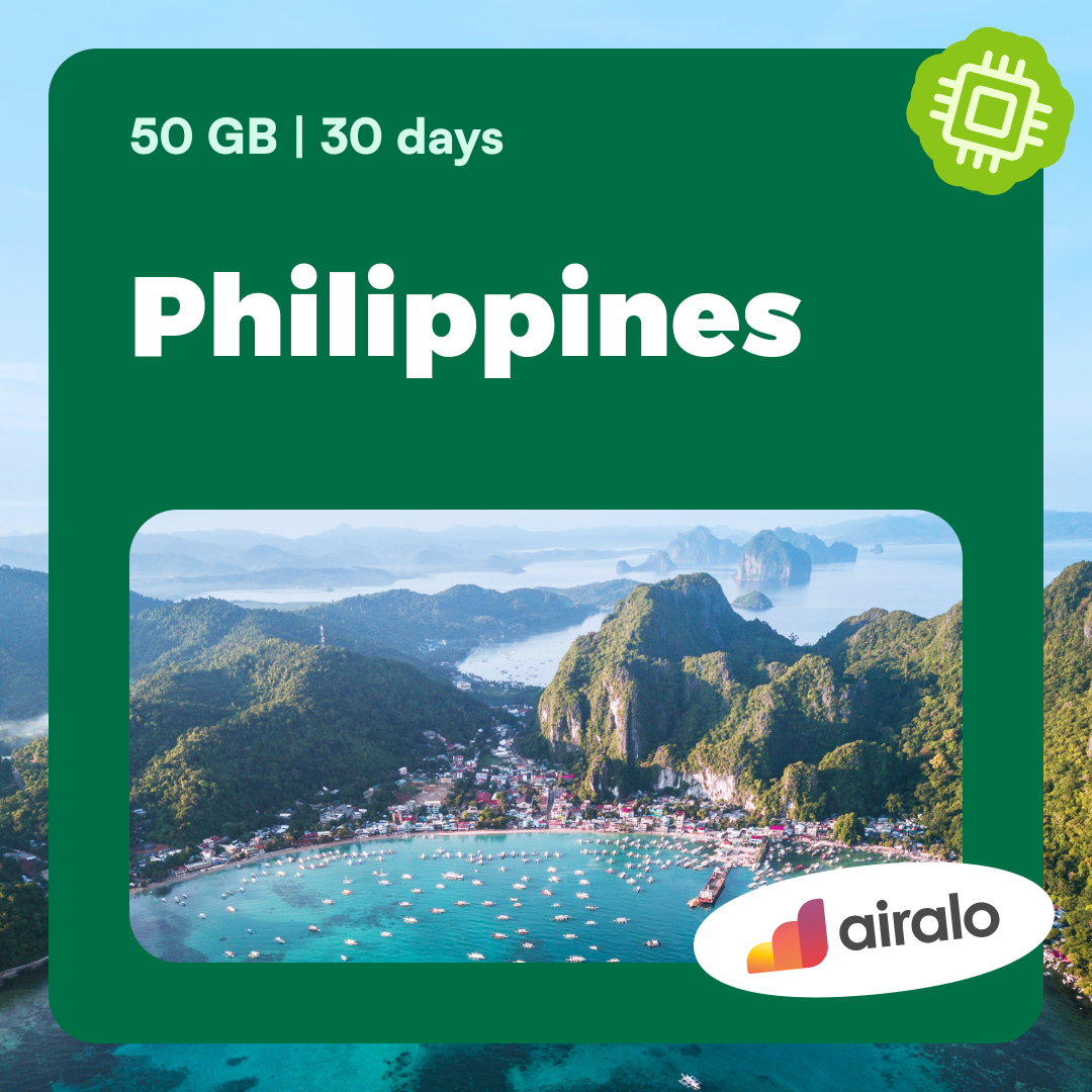 50 GB Philippines travel eSIM valid for 30 days