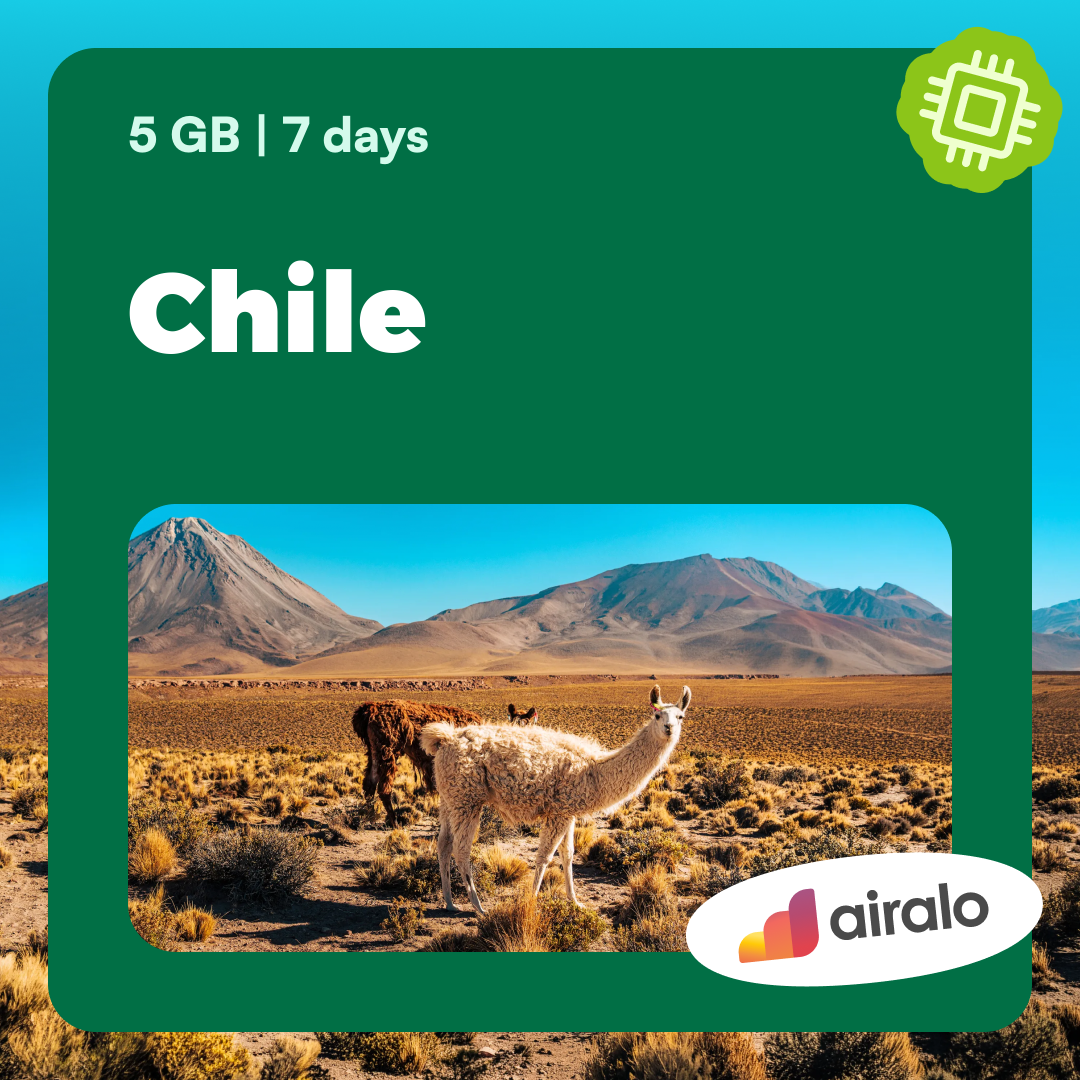 5 GB Chile travel eSIM valid for 7 days
